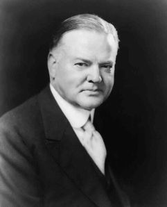 Figure 3.  President Herbert Hoover.  Photo from Herbert Hoover.  Wikipedia  http://en.wikipedia.org/wiki/Herbert_Hoover. 