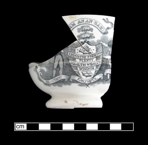 Figure 1.  Temperance Movement cup found in the fill of the privy.